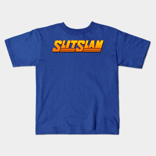 SLIT SLAM Kids T-Shirt by joshbaldwin391